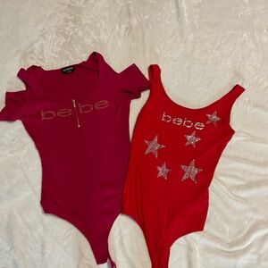 Set of two BEBE bodysuits